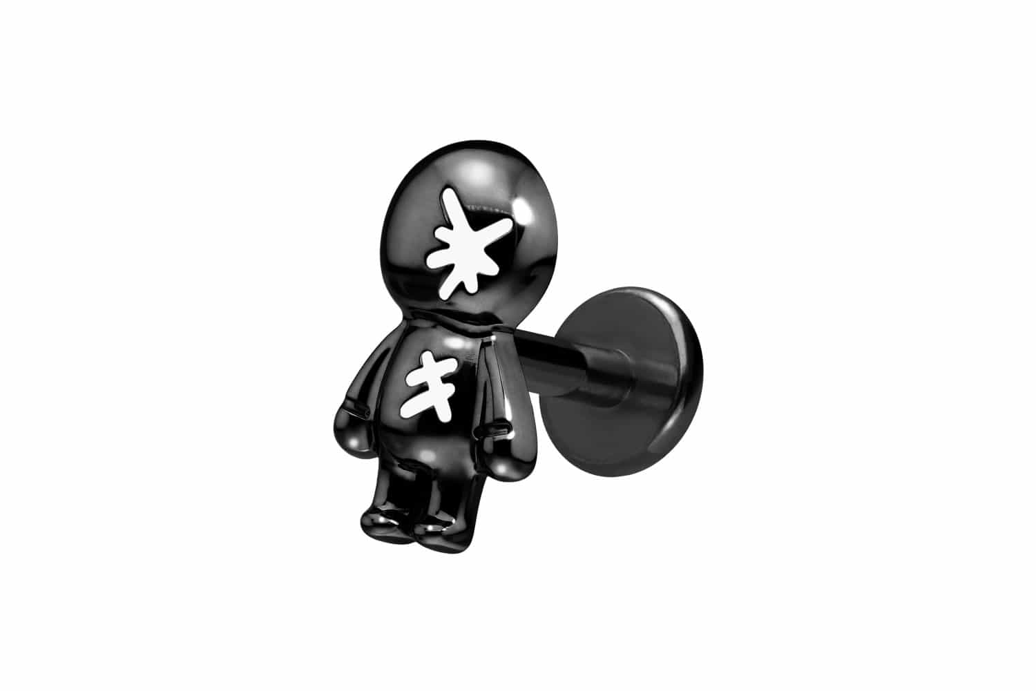 Titan Labret Piercing mit Innengewinde PUPPE